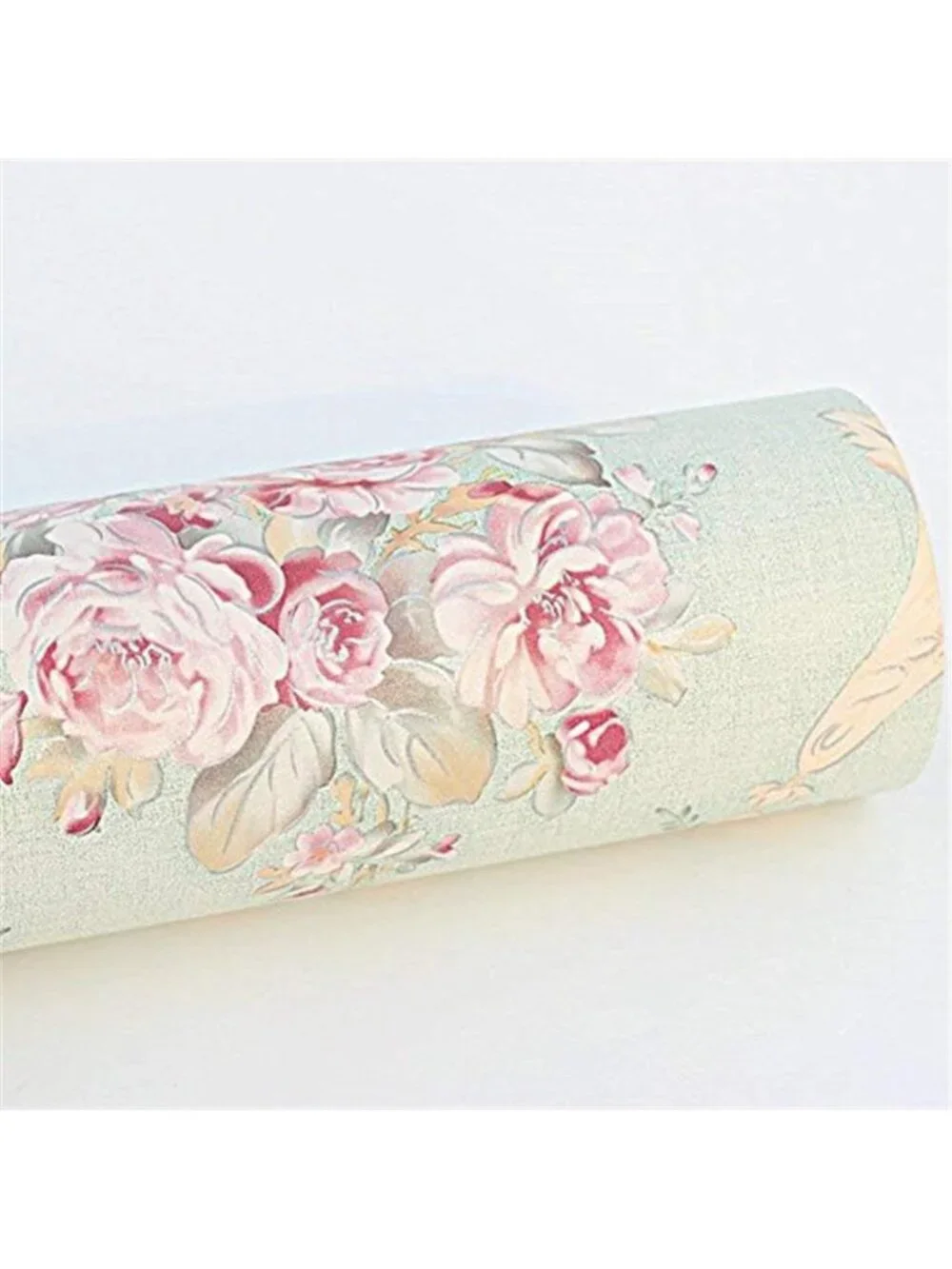 Vintage Floral Self Adhesive Wall Paper Shelf Liner Funitures Dresser Drawer